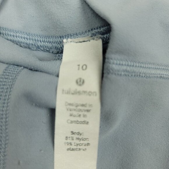 Lululemon Womens 10 Leggings Align High-Rise Pant 21 in. Gray Blue - Picture 5 of 12